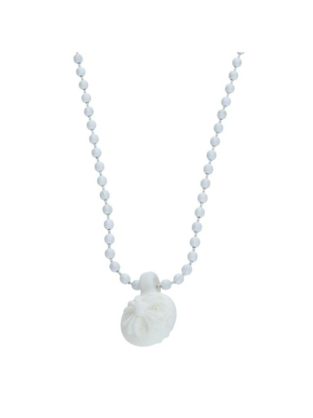 Chrome Hearts Rubber Ball Cross Necklace